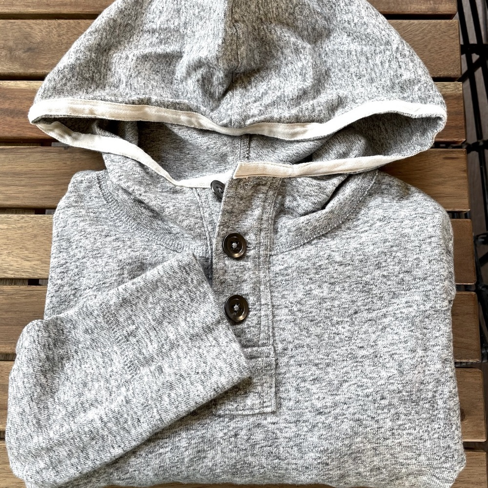 JCrew Crewcuts boys long sleeve hooded sweatshirt